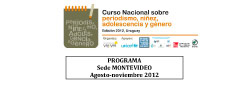 Programa curso Montevideo 2